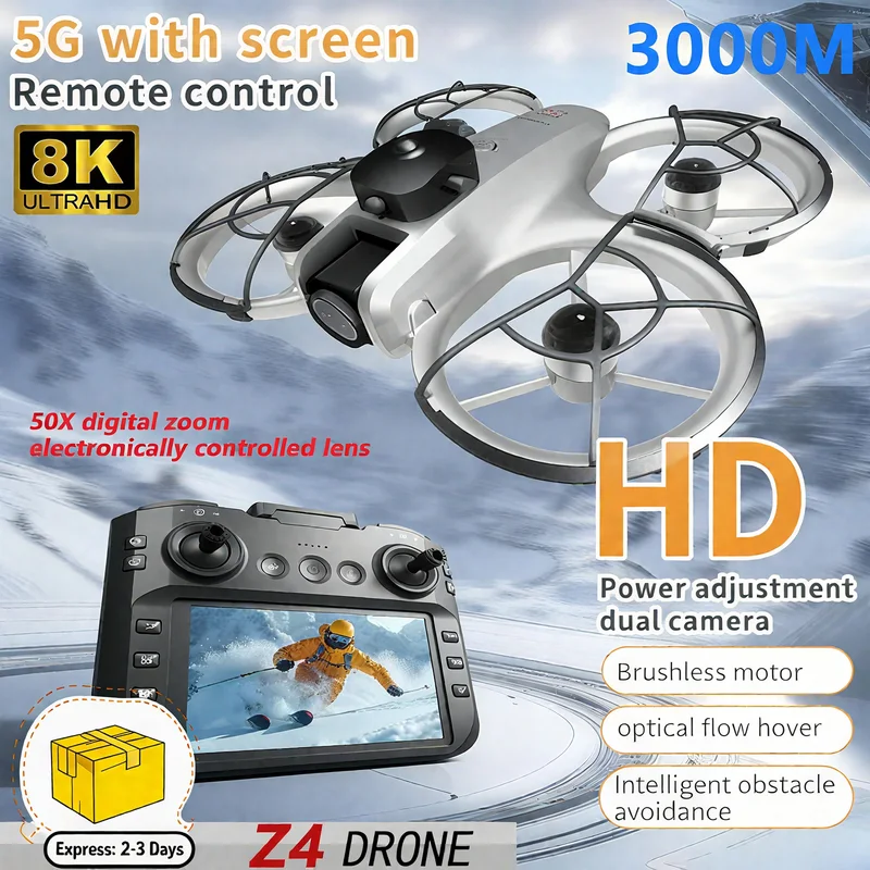 Drone Surveying - Nuovo Drone MINI Z4 4K Professionale