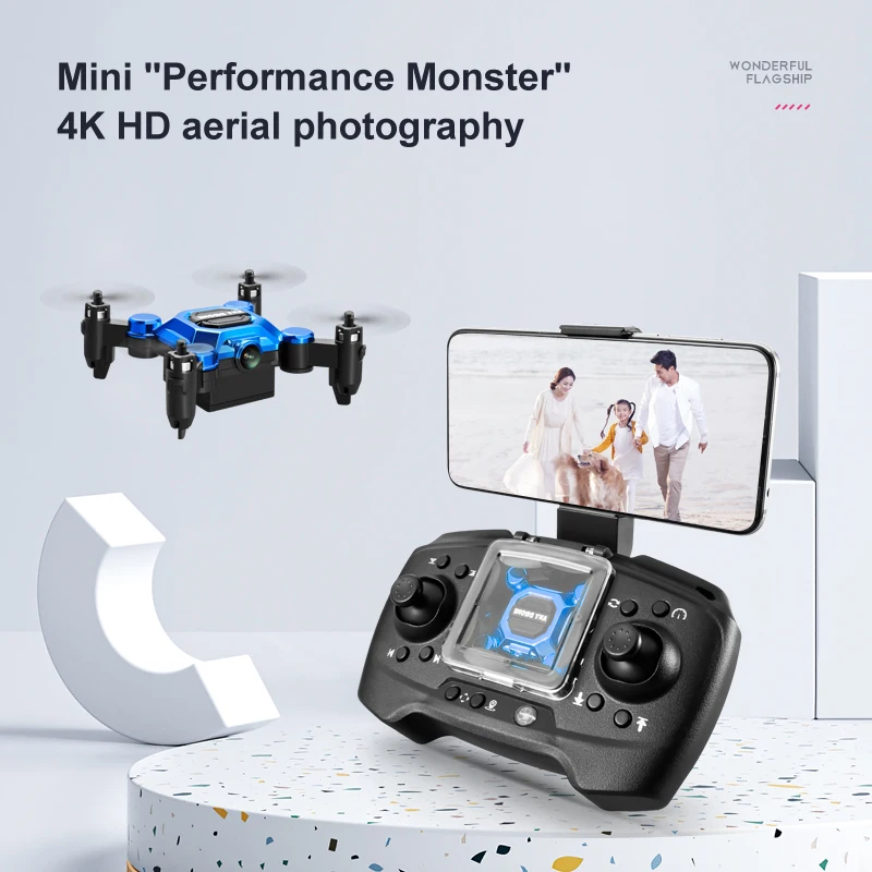 Drone Multispectral - K04 Mini Drone Pieghevole per Fotografia