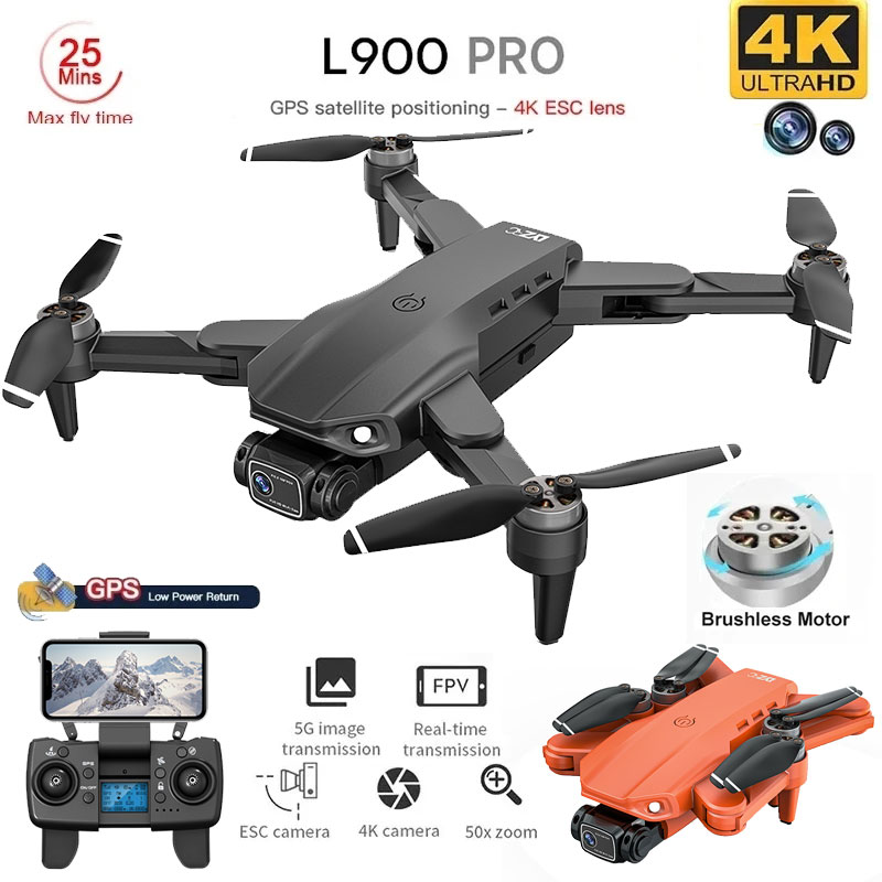 Drone Multispectral - L900 Pro GPS Drone 4K Professionale