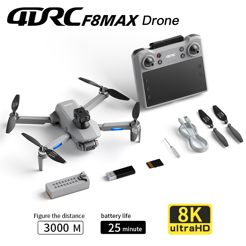 Drone Surveying - F8 MAX GPS Drone Professionale 8K