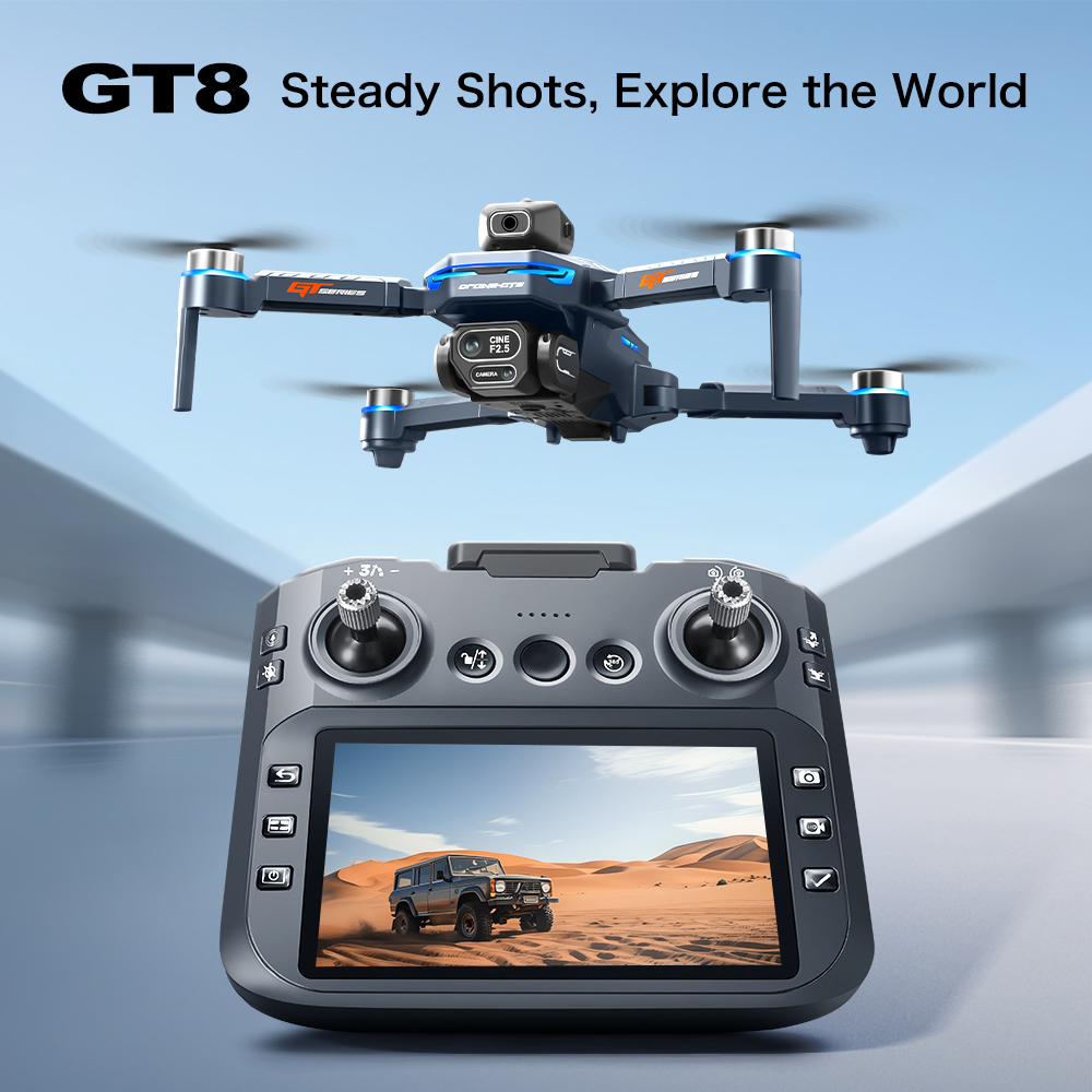 Drone Pieghevole GT8 Max con D - Drone Surveying recensione e prezzo